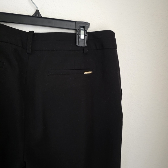 Anne Klein Black Straight Leg Pants Petite Slacks - Picture 4 of 7